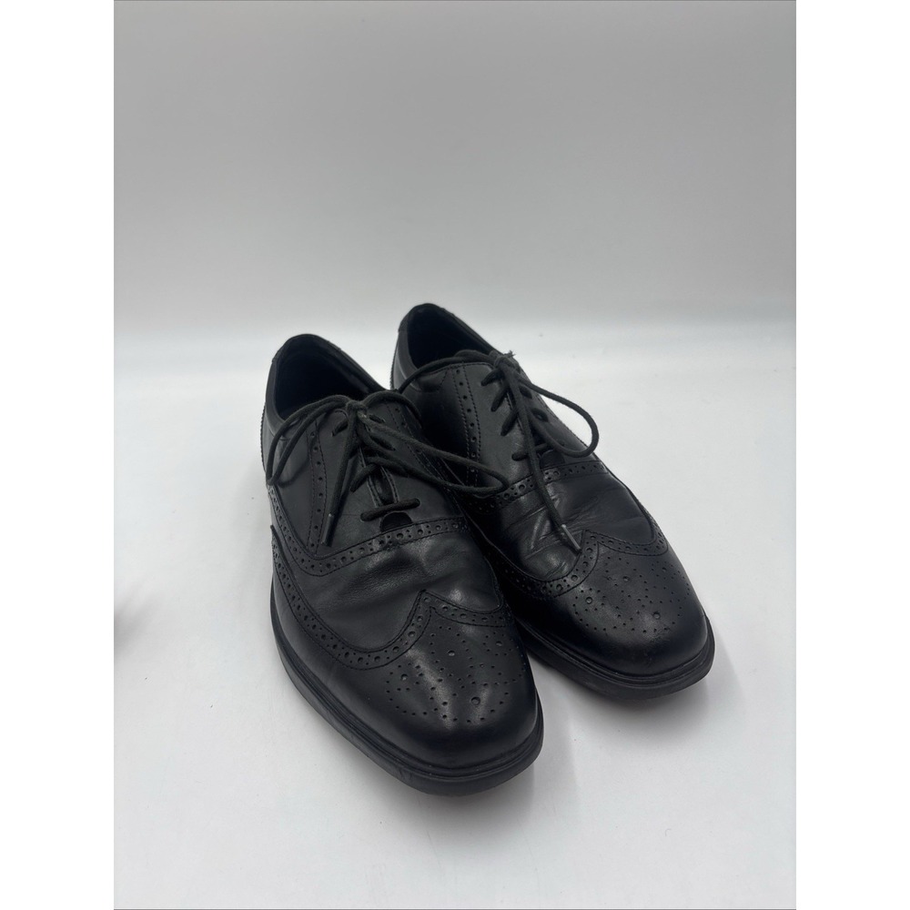 Rockport Wingtip Oxford Dress Shoes Leather Brogue Black Lace Up Size 11